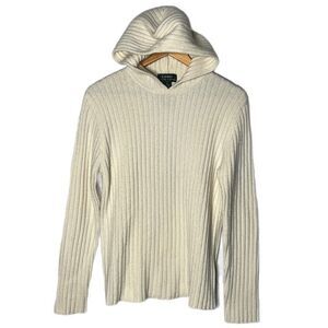 Wool Cashmere hoodie sweater, Large, Ralph Lauren